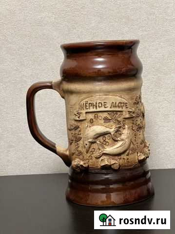 Кружка пивная Черное море. Глина Всеволожск - изображение 1