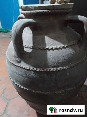 Старинный глиняный кувщин. Выше 100 лет Дербент - изображение 1