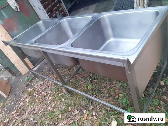 Продам ванну 3-х секционную из нержавейки Тверь - изображение 1