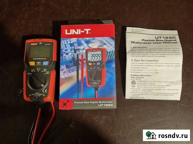 Мультиметр UNI-T UT125C Строитель - изображение 1