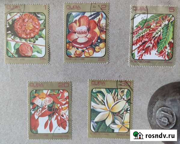 Марки флора Куба Великий Новгород - изображение 1