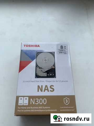 Внутренний HDD Toshiba hdwg180ezsta NAS N300 8Tb Оренбург - изображение 1