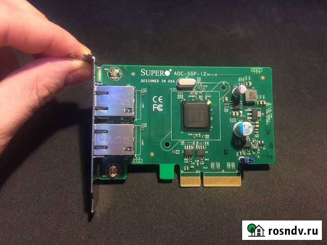 Сетевая карта Supermicro AOC-SGP-i2 Соликамск - изображение 1