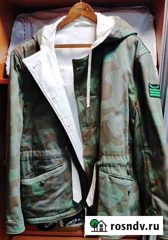 Зимняя Двусторонняя парка WW2, размер 54-56 р Усинск - изображение 1