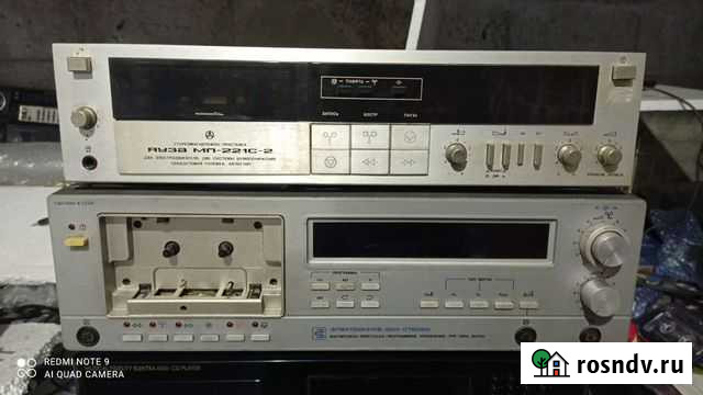 Дека кассетная Электроника мп-204 и Яуза Пенза - изображение 1