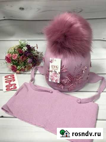 Шапка и шарф Зима Санкт-Петербург - изображение 1