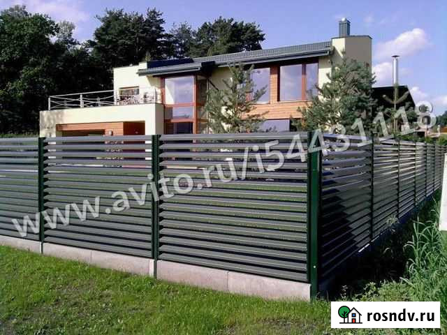 Металлический забор Жалюзи Новороссийск - изображение 1