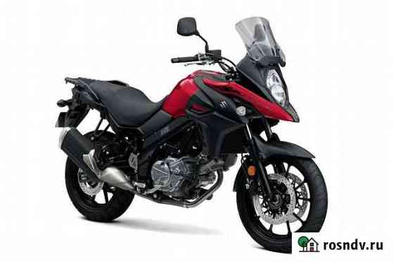 Мотоцикл Suzuki V-strom 650 ABS красно-черный Санкт-Петербург