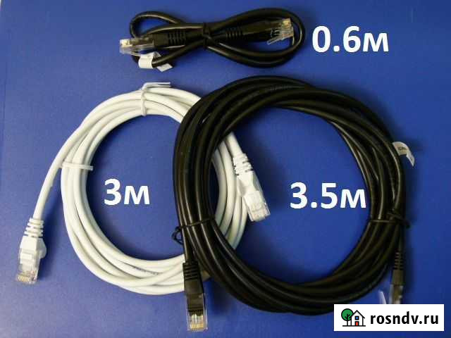 Патч-корд кабель UTP интернет internet RJ12 RJ45 Псков - изображение 1