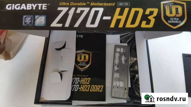 Gigabyte Z170 HD3 DDR4 Челябинск - изображение 1