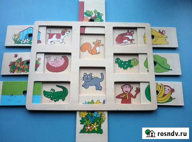 Пазлы - прятки,деревянные Санкт-Петербург - изображение 1