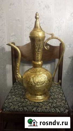 Старинный, огромный кувшин, бронза,с ближнего вост Красногорск - изображение 1