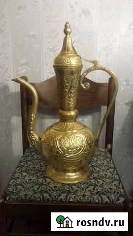 Старинный, огромный кувшин, бронза,с ближнего вост Красногорск - изображение 1