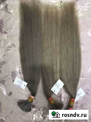 Волосы для наращивания пепельный полулюкс 59/61 см Тюмень - изображение 1