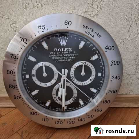 Часы настенные Rolex Daytona черные Москва - изображение 1