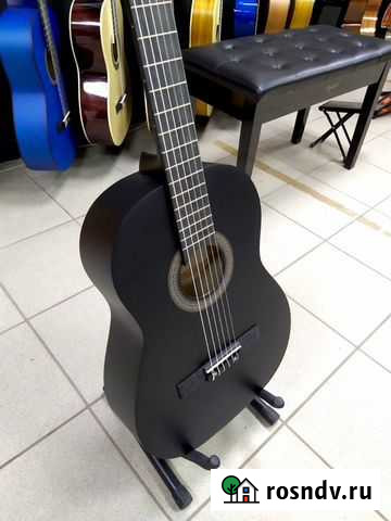 Классическая гитара Черная матовая Новая Волгоград - изображение 1