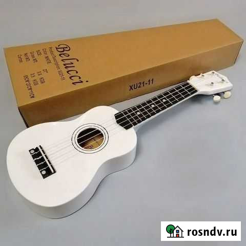 Укулеле Belucci White Барнаул - изображение 1