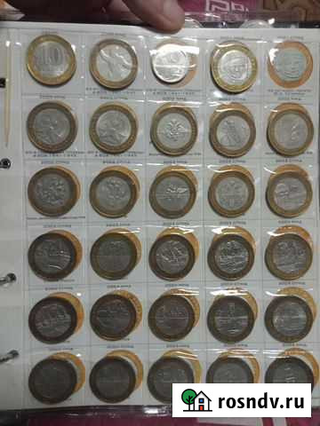 Коллекция 10 рублевых монет. 129 монет + копии чап Сортавала - изображение 1
