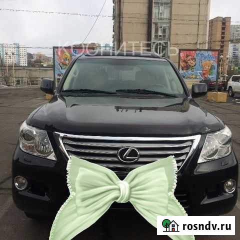 Прокат Lexus LX570 с водителем Владивосток - изображение 1