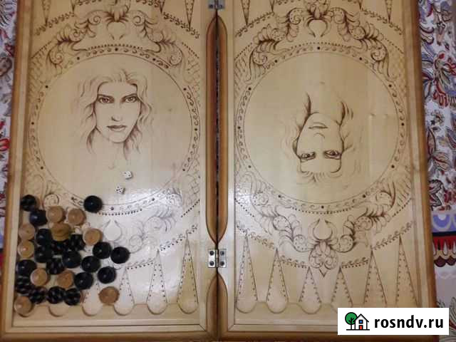 Нарды ручной работы резные Ульяновск - изображение 1