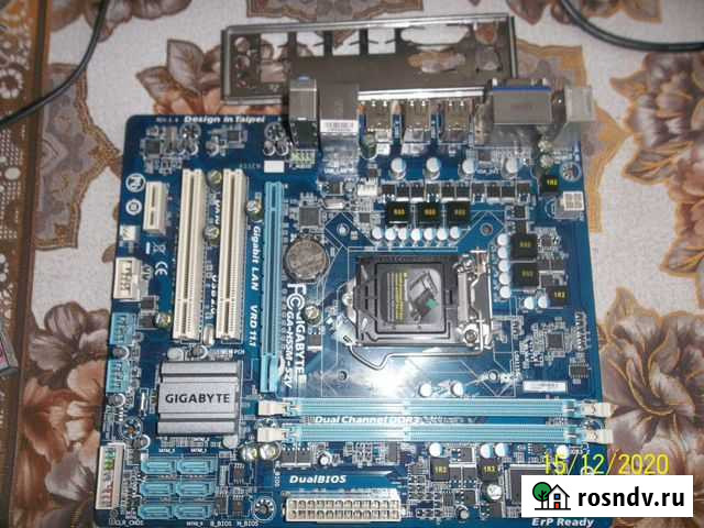 Плата gigabyte GA-H55M-S2V (rev. 1.4) socket 1156 Балашиха - изображение 1