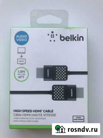 Высокоскоростной hdmi-кабель Belkin UltraHD 4К Благовещенск - изображение 1