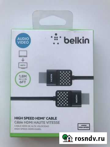 Высокоскоростной hdmi-кабель Belkin UltraHD 4К Благовещенск - изображение 1