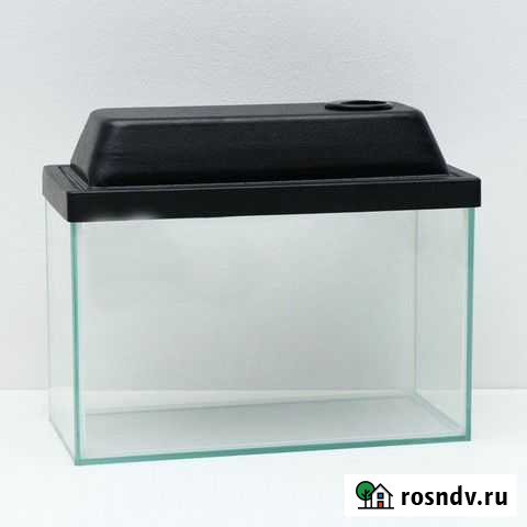 Аквариум с крышкой 10 литров, 32 x 15 x 21/23,5 см Киров - изображение 1