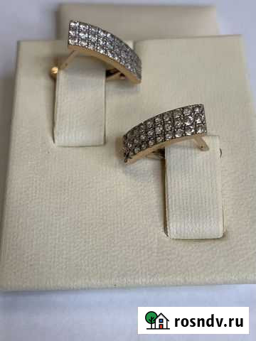 83/Золотые серьги 585 пробы Самара - изображение 1