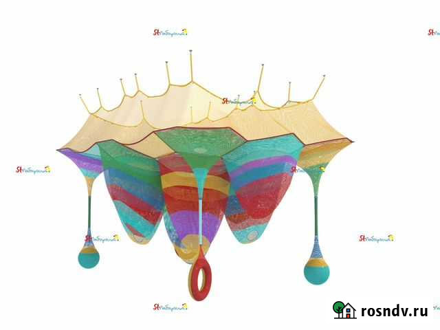 Аттракцион Красочные Сети Подвесной Балашиха - изображение 1