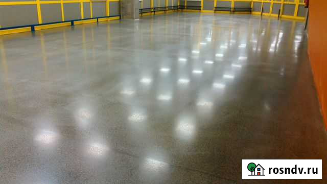 Шлифовка полировка бетонного пола Челябинск - изображение 1