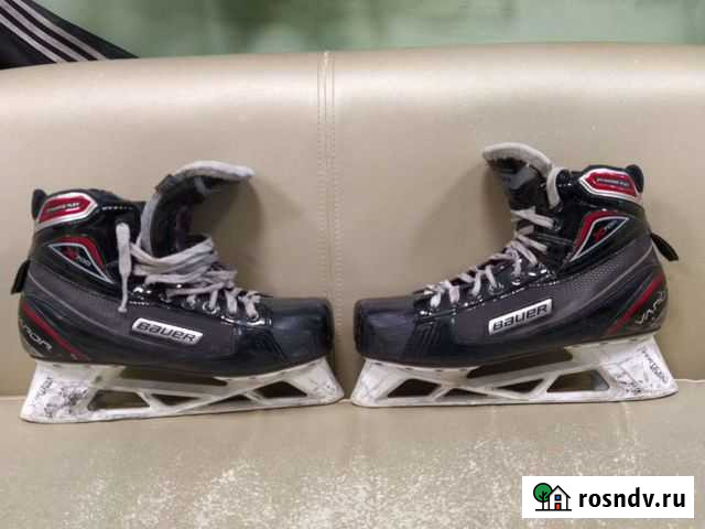 Хоккейные коньки bauer х700 вратаря Тюмень - изображение 1