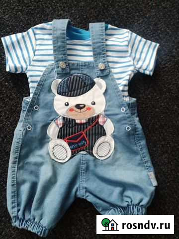 Джинсовый комбинезон для мальчика Черкесск - изображение 1