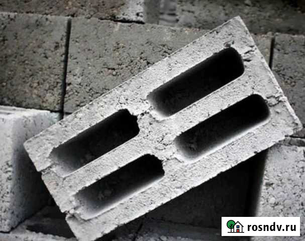 Блок керамзитный 4 щелевой арт.43 код - 57 Раевский - изображение 1