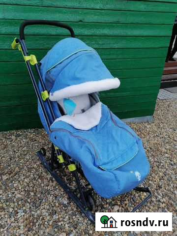 Санки коляска ника 7-3 Вологда - изображение 1
