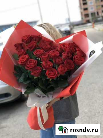 Розы Букет сердцем Казань - изображение 1