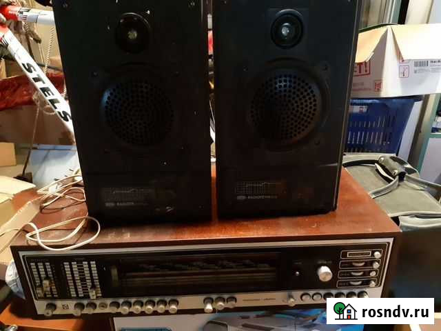 Радиоприёмник Мелодия стерео и колонки 6ас-221 Вологда - изображение 1