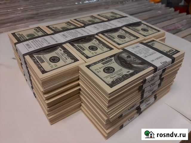 50 Пачек Билет банка приколов 100 Долларов Dollars Москва - изображение 1