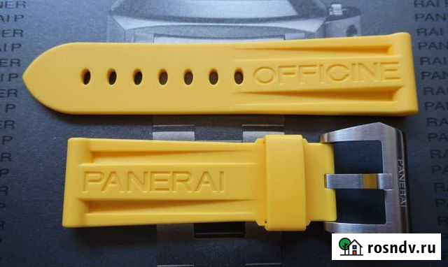 Ремешок Panerai 24mm Yellow Каучук Санкт-Петербург - изображение 1