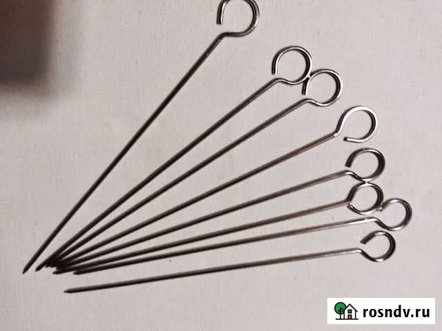 Спицы вязальные, 2.5 мм, 8 шт, металлические Сертолово - изображение 1