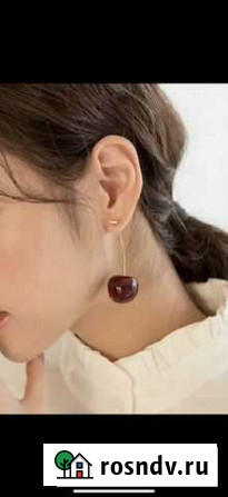 Серьги вишенки (бордовые и красные цвета) Казань - изображение 1