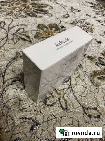 Airpods 2 новые оригинал чек Астрахань - изображение 1