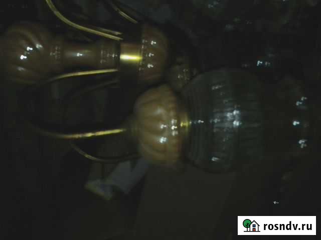 Люстра 5 плафонов мало б/у Муром - изображение 1