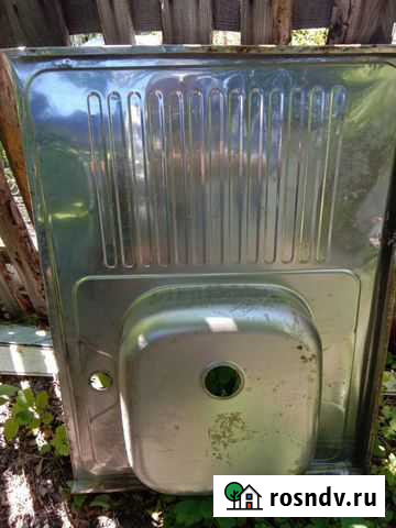 Мойка из нержавейки, накладная,60*80си Лиски - изображение 1