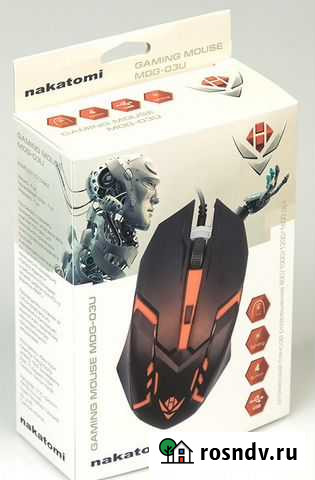 Мышка игровая Nakatomi MOG-03U, новая Бузулук - изображение 1