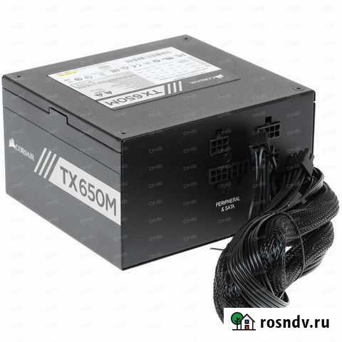 Блок питания Corsair TX650M Минусинск - изображение 1