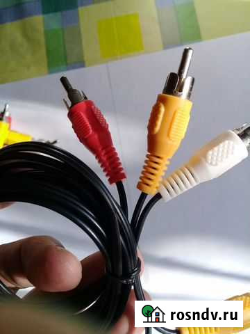 Кабель RCA-RCA. 1.5 метра Астрахань - изображение 1