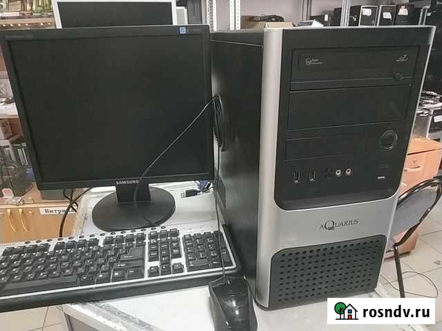 Компьютер в сборе: 2яд системник, ЖК монитор Липецк - изображение 1