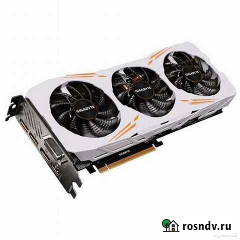 Видеокарта gtx 1080 ti 11gb gigabyte Гусев - изображение 1