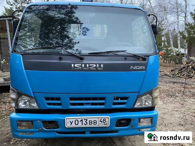 Isuzu NQR с КМУ, 2009 Липецк - изображение 1